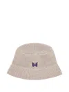 Needles Logo-embroidered Bucket Hat In Gray