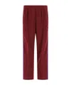 Needles Bordeaux Track Trousers In Red
