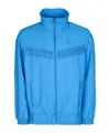 Needles Blue Logo-embroidered Sweatshirt In Blue