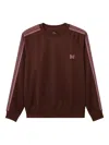 Needles Logo-embroidered Sweatshirt In Brown