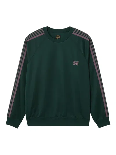 Needles Logo-embroidered Sweatshirt In Green