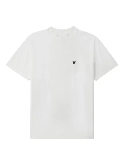 Needles Logo-embroidered T-shirt In White
