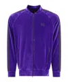 Needles Men's Velvet Sweatshirt In Purple