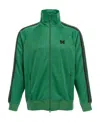 Needles Polyester Sweatshirt With Zip Pockets In Green