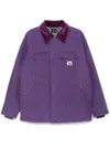 Needles Logo-patch Padded Jacket In Purple