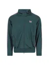 Needles Casual Jacket With Striped Sleeves And Pockets In Green