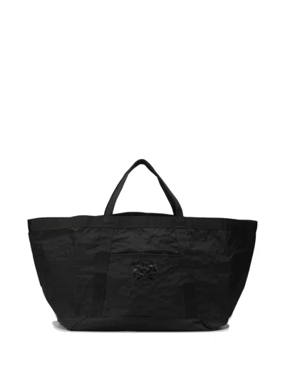Needles Butterfly Motif Tote Bag Dual Handles In Black