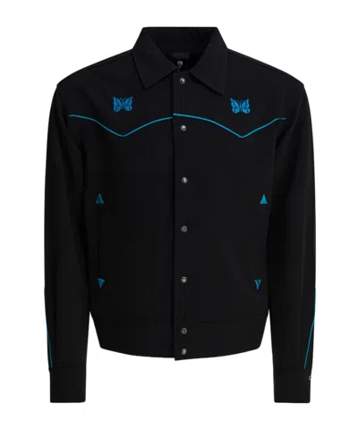 NEEDLES NEEDLES LONG SLEEVE BUTTONED JACKET
