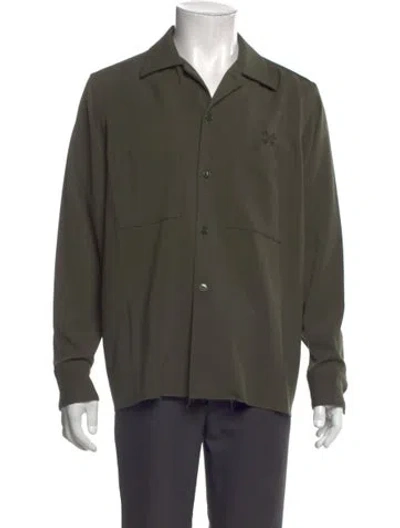 Pre-owned Needles Long Sleeve Shirt In Green