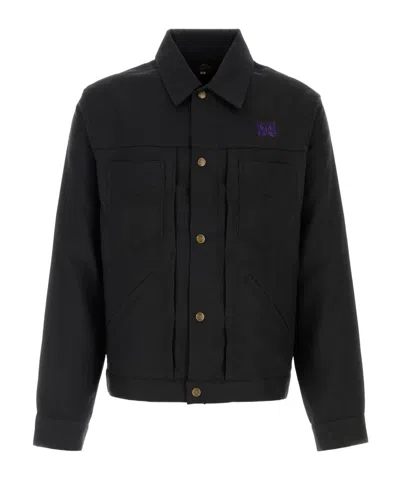 Needles Long-sleeved Casual Jacket In Black