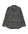 Needles Paisley Long Sleeves Shirt In Gray