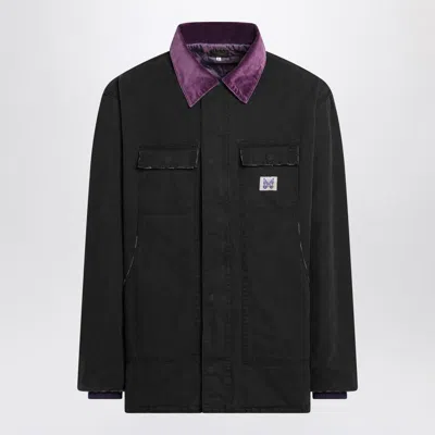 Needles Lumberjack Shirt Jacket In Black