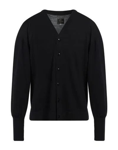 Needles Man Cardigan Black Size M Wool