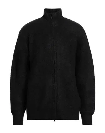 Needles Black Zipped Cardigan In Black