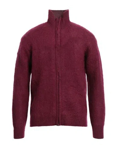 Needles Man Cardigan Garnet Size S Mohair Wool, Nylon, Wool In Red