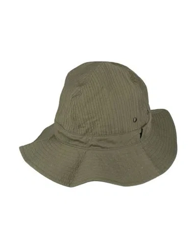 Needles Man Hat Military Green Size M Cotton, Nylon