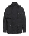Needles Man Jacket Black Size L Cotton, Nylon In Black