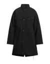Needles Man Overcoat & Trench Coat Black Size L Nylon In Black