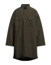 Needles Man Overcoat & Trench Coat Dark Green Size M Nylon