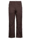 Needles Man Pants Chocolate Brown Size Xl Polyester, Wool, Polyurethane