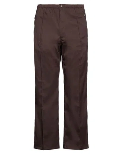 Needles Man Pants Chocolate Brown Size Xl Polyester, Wool, Polyurethane