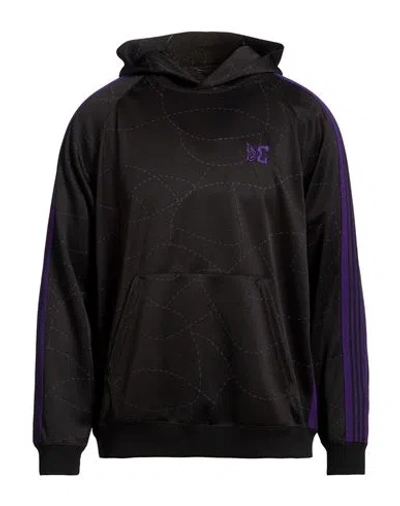 NEEDLES NEEDLES MAN SWEATSHIRT BLACK SIZE L POLYESTER