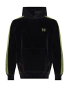 Needles Man Sweatshirt Black Size M Cotton, Polyester In Black