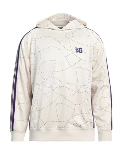 Needles Man Sweatshirt Ivory Size Xl Polyester, Rayon In White