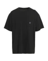 Needles Man T-shirt Black Size L Polyester