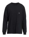 Needles Black Crew-neck Sweatshirt With Embroidery