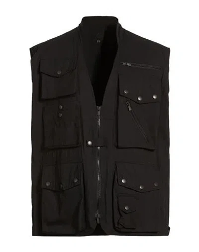 NEEDLES NEEDLES MAN VEST BLACK SIZE XL COTTON, NYLON