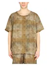 Needles Boxy Fit T-shirt In Brown