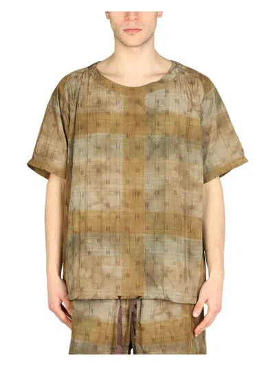 NEEDLES MEN'S BOXY FIT T-SHIRT