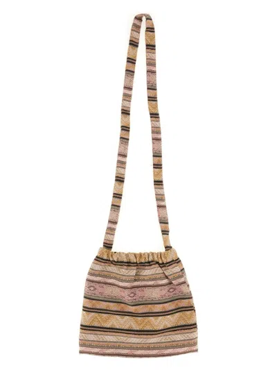 Needles Men's Canvas Bag In Pink