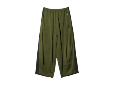 Pre-owned Needles Men's  H.d. Track Pants In Olive