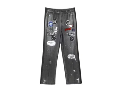 Pre-owned Needles Men's  X Midnight Studios Track Pant In Black