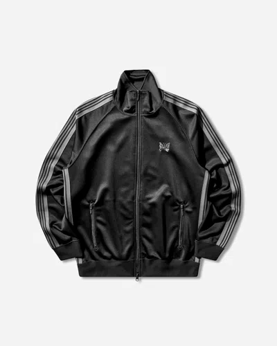 Needles Men S Poly Smooth Track Jacket Charcoal In Black