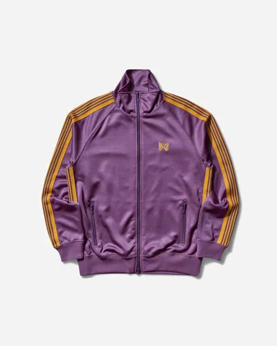 Needles Men S Poly Smooth Track Jacket In Purple