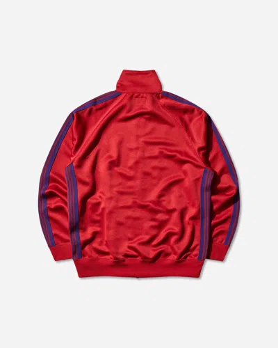 Needles Men S Poly Smooth Track Jacket In Red