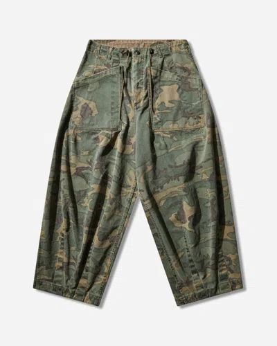 Needles Men S Reversible H.d. Pants Camo In Green