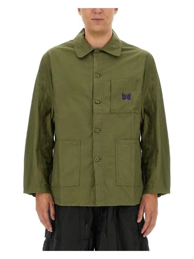 NEEDLES MEN'S SHIRT WITH LOGO