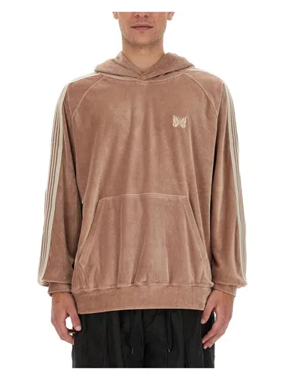 NEEDLES MEN'S SWEATSHIRT WITH LOGO