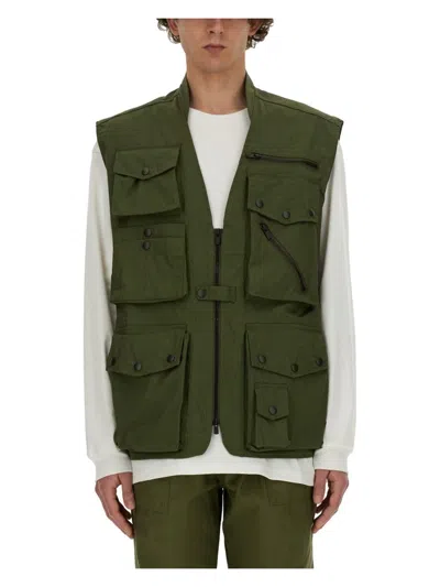NEEDLES MEN'S VEST WITH POCKETS