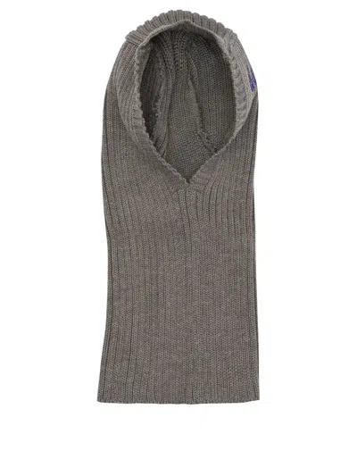 Needles Merino Wool Balaclava In Gray