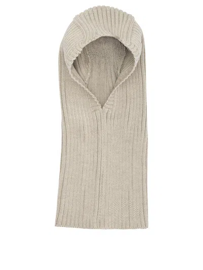 Needles Embroidered Logo Wool Balaclava In Neutral