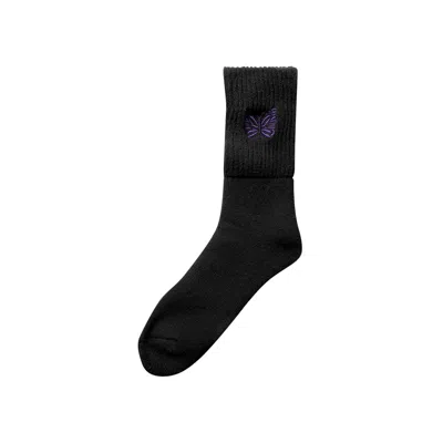 Pre-owned Needles Merino Wool Rib Socks 'black' | Men's Size M
