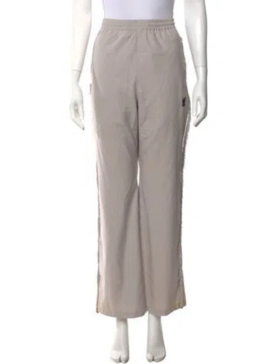 Pre-owned Needles Merino Wool Wide Leg Pants In Gray