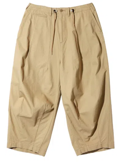 Needles Military Drawstring Knee-length Shorts In Brown