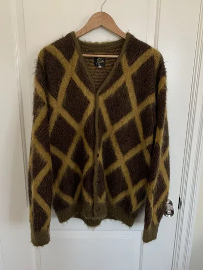 Pre-owned Needles Mohair Cardigan In Multi