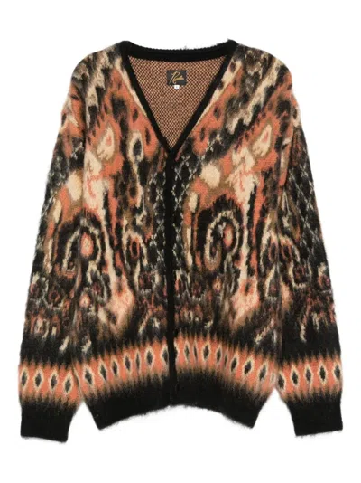 Needles "mohair Paisley" Cardigan In Multi